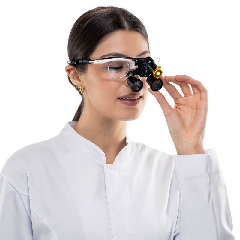 X2 Loupe with 2.5x and 3.5x Lenses and Headlight