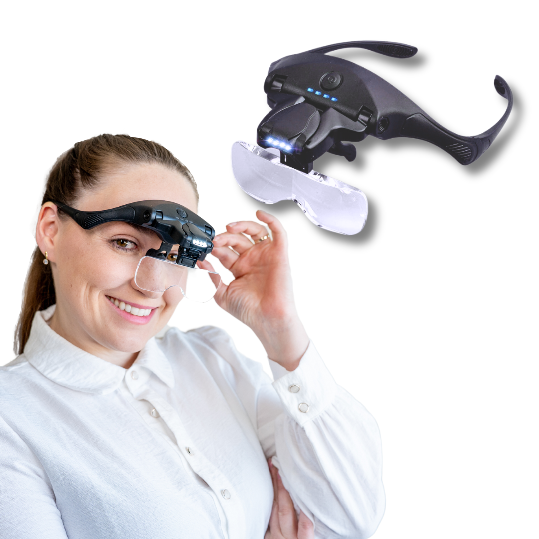 Lupas con aumento preciso y luz Led