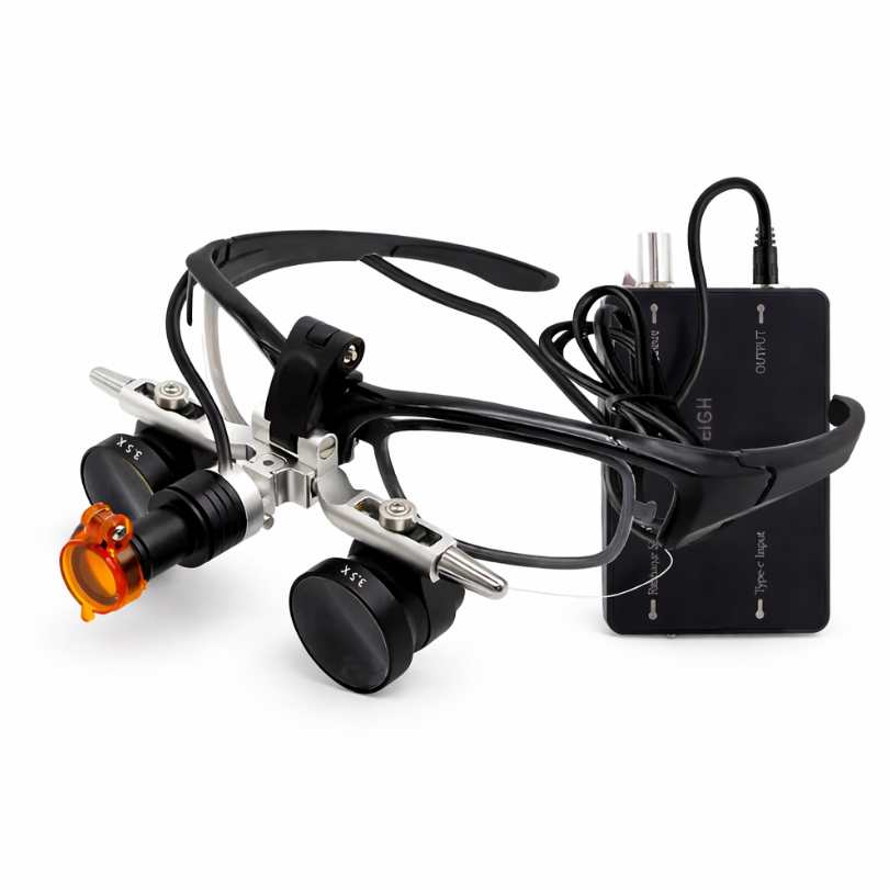 Loupe T1 with Interpupillary Adjustment and Headlight