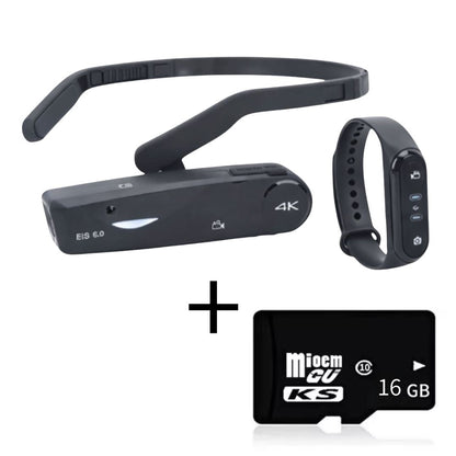 4K Portable Video Camera with Remote Control for First-Person Recording of Aesthetic and Medical Procedures